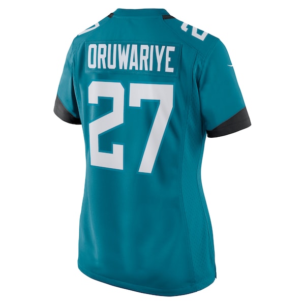 Amani Oruwariye Jacksonville Jaguars Nike Women's Game Jersey - Teal - Image 3