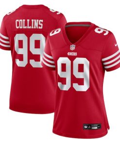 Maliek Collins San Francisco 49ers Nike Women's  Game Jersey -  Scarlet
