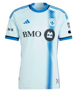 Alternative view of Mathieu Choini¨¨re CF Montreal adidas 2024 La Main Authentic Player Jersey?¨C Light Blue