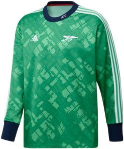 Alternative view of Arsenal adidas Authentic Football Icon Goalkeeper Jersey - Green