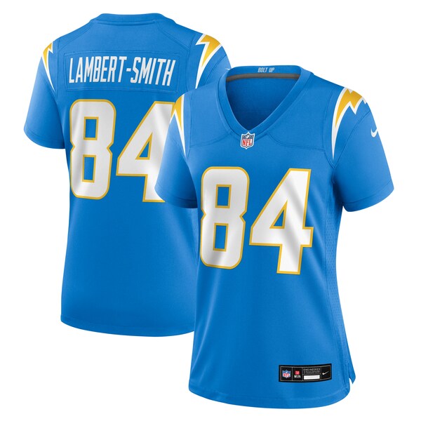 KeAndre Lambert-Smith Los Angeles Chargers Nike Women's Team Game Jersey - Powder Blue - Image 2