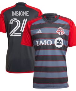 Lorenzo Insigne Toronto FC adidas 2024 Club Kit Replica Player Jersey - Gray
