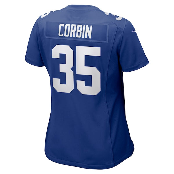 Jashaun Corbin New York Giants Nike Women's Team Game Jersey - Royal - Image 3