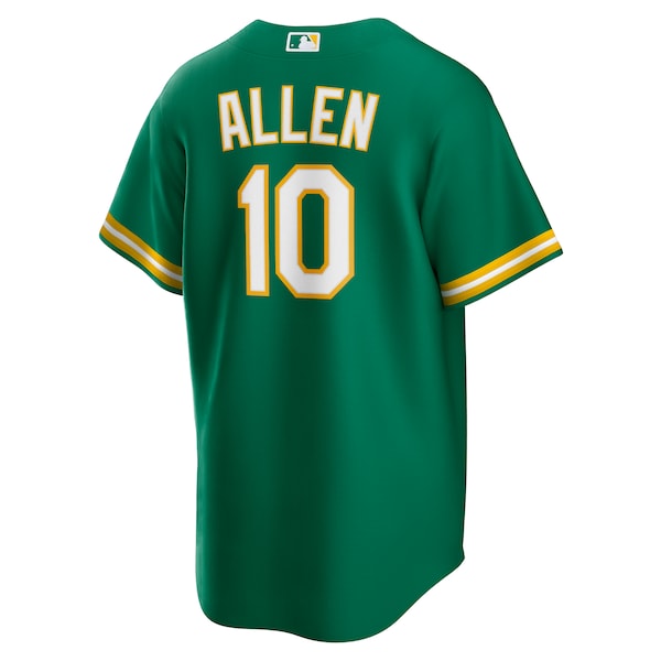 Nick Allen Oakland Athletics Nike Alternate Replica Jersey - Kelly Green - Image 3