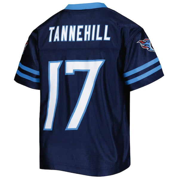 Youth Ryan Tannehill Navy Tennessee Titans Player Jersey - Image 3