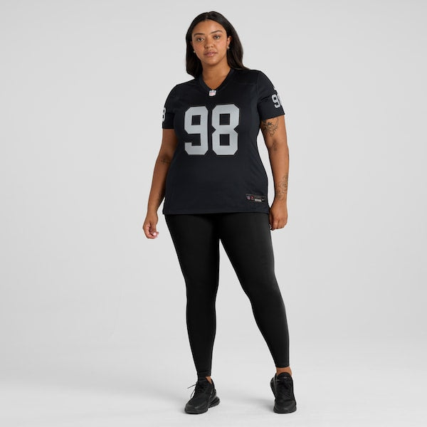 Maxx Crosby Las Vegas Raiders Nike Women's Jersey - Black - Image 7