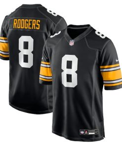 Aaron Rodgers Pittsburgh Steelers Nike Alternate Game Jersey - Black