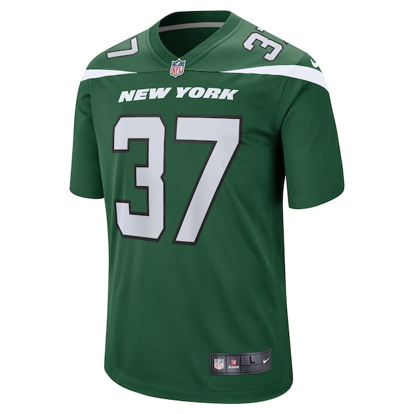Bryce Hall New York Jets Nike Game Jersey - Gotham Green - Image 2