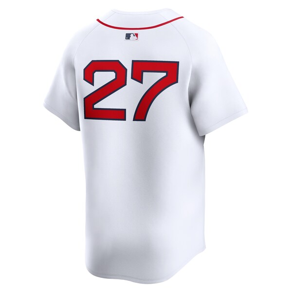 Carlton Fisk Boston Red Sox Nike Home Limited Player Jersey - White - Image 3