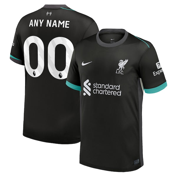Liverpool Nike 2024/25 Away Replica Custom Jersey - Forest Green - Image 2
