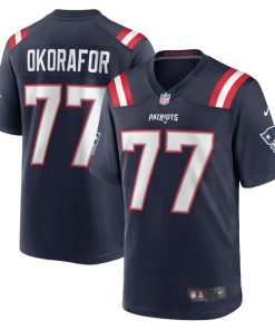 Chukwuma Okorafor New England Patriots Nike  Game Jersey -  Navy