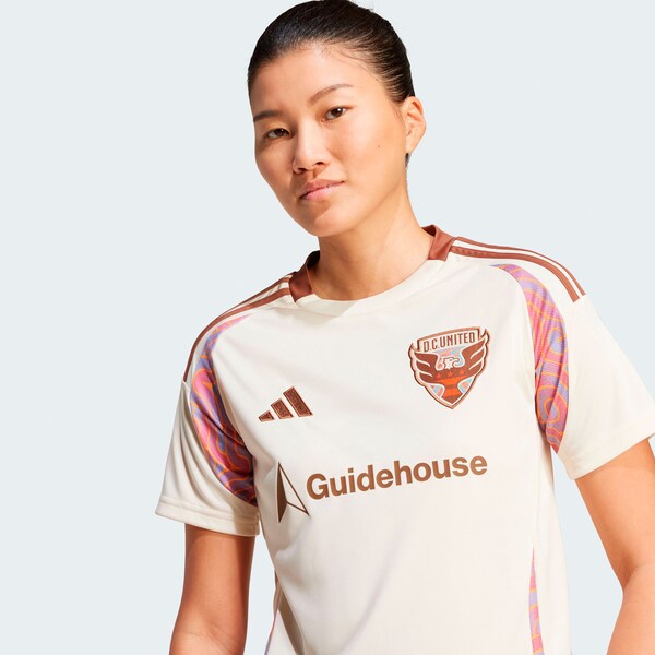 D.C. United adidas Women's 2025 The Soul Kit Replica Jersey - Natural - Image 7