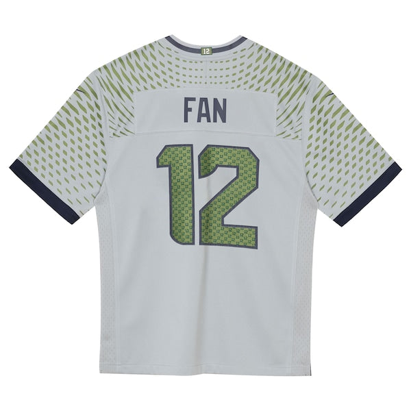 12s Seattle Seahawks Nike Toddler 2025 Rivalries Collection Game Jersey - Wolf Gray - Image 3