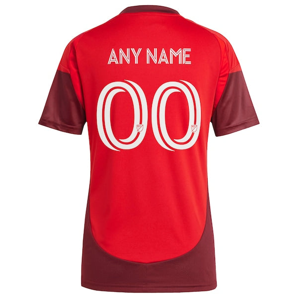 Toronto FC adidas Women's 2025 Club Kit Replica Custom Jersey - Red - Image 3
