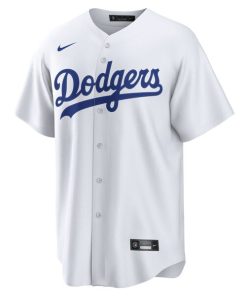 Alternative view of Andy Pages Los Angeles Dodgers Nike Home Replica Jersey - White