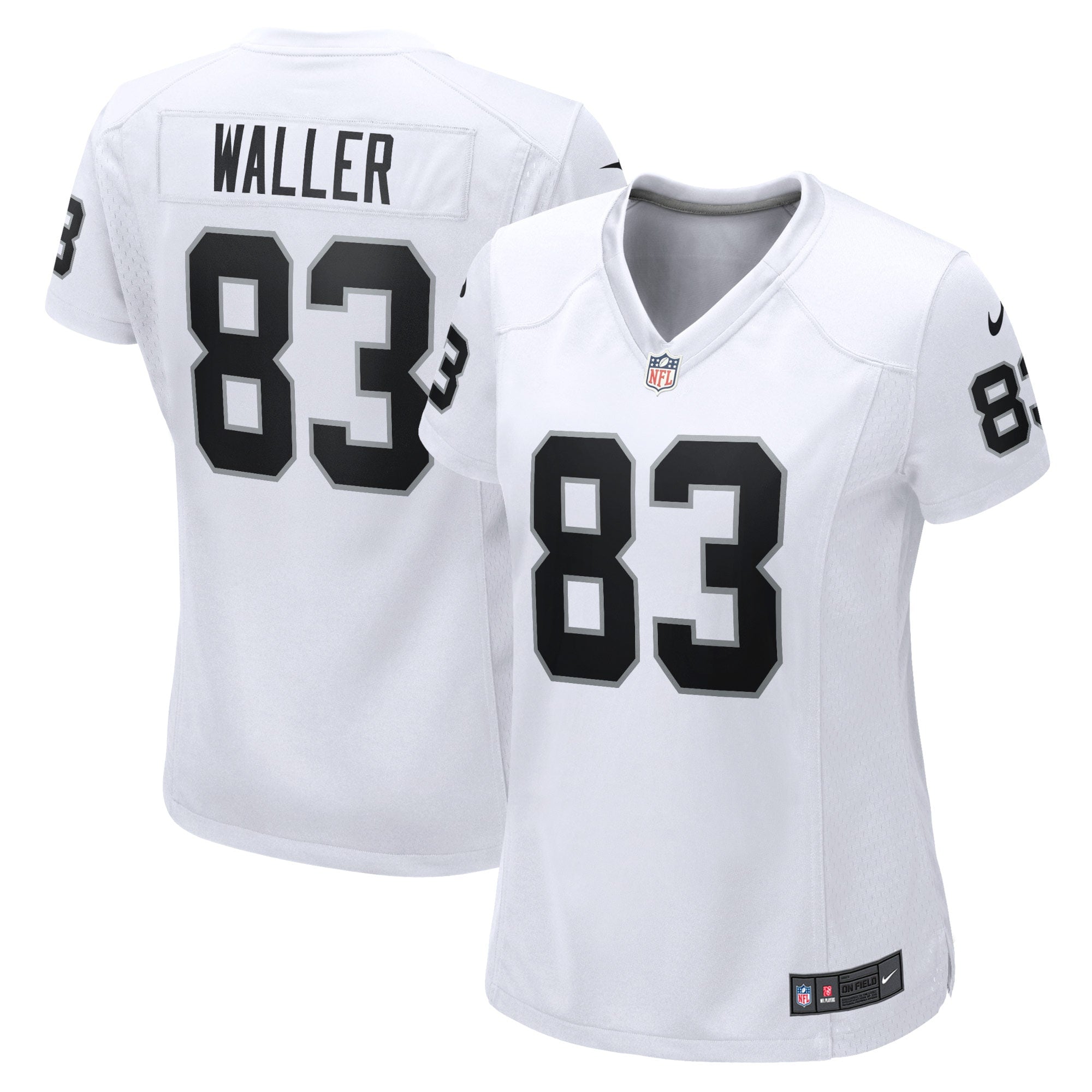 Darren Waller Las Vegas Raiders Nike Women's Player Jersey - Black/White - Image 6