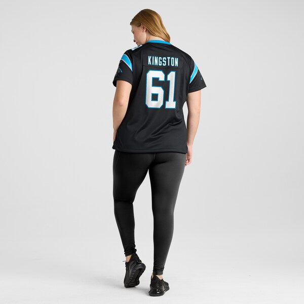 Jarrett Kingston Carolina Panthers Nike Women's Game Jersey - Black - Image 7