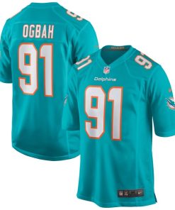 Emmanuel Ogbah Miami Dolphins Nike Game Jersey - Aqua