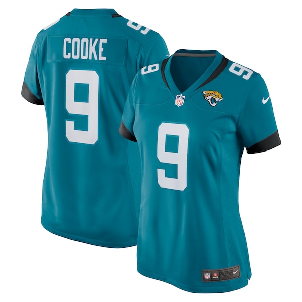 Logan Cooke Jacksonville Jaguars Nike Women's Game Jersey - Teal/Black - Image 2
