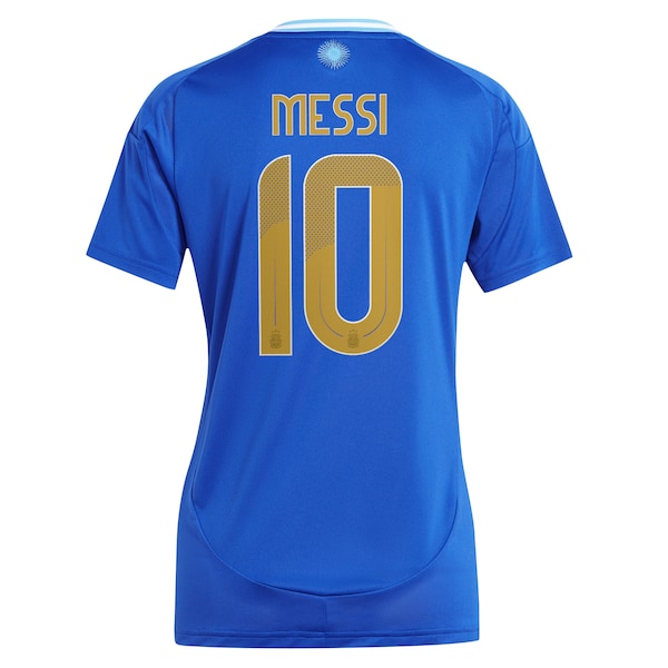 Lionel Messi Argentina National Team adidas Women's 2024 Away Replica Player Jersey - Blue/White - Image 4