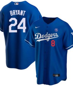 Youth Kobe Bryant Legend Los Angeles Dodgers 8/24 Special Jersey ¨C Royal