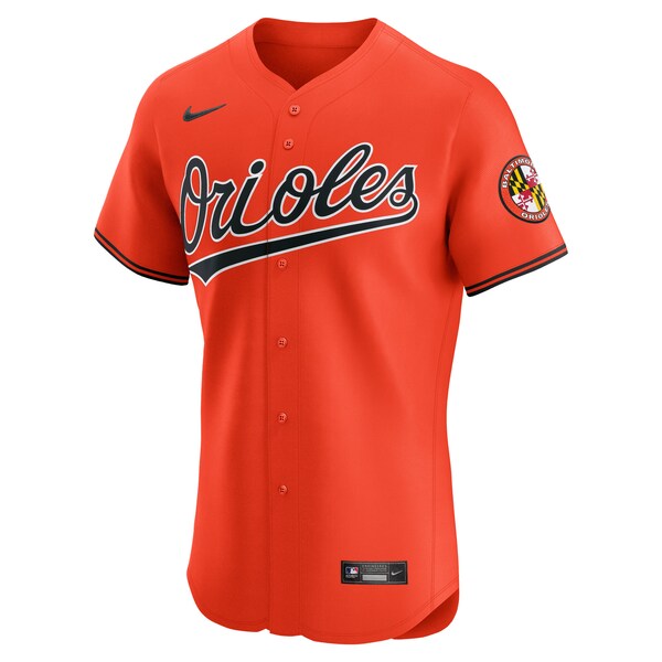 Baltimore Orioles Nike Alternate 2 Elite Jersey - Orange/White/Black - Image 8