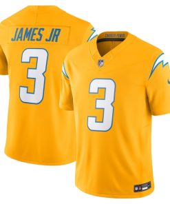 Derwin James Jr. Los Angeles Chargers Nike Alternate Charger Power Vapor F.U.S.E. Limited Jersey - Gold/Navy/White/Powder Blue