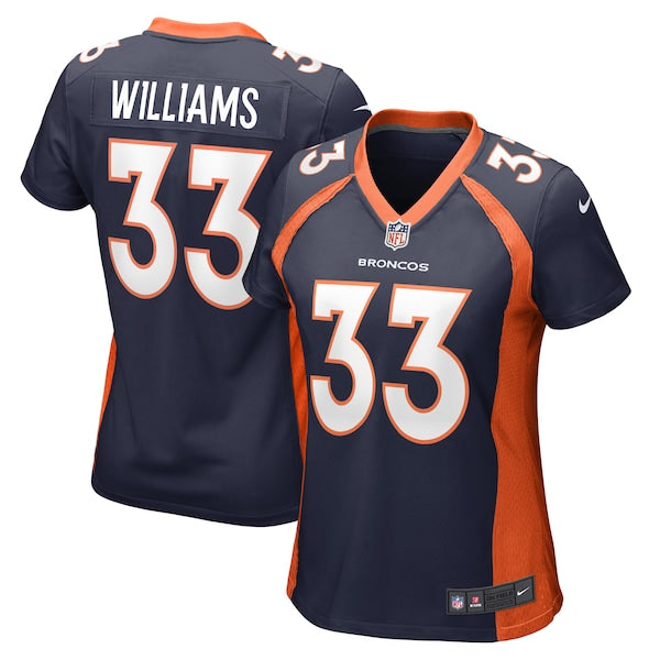 Javonte Williams Denver Broncos Nike Women's Home Game Player Jersey - Navy/Orange - Image 6