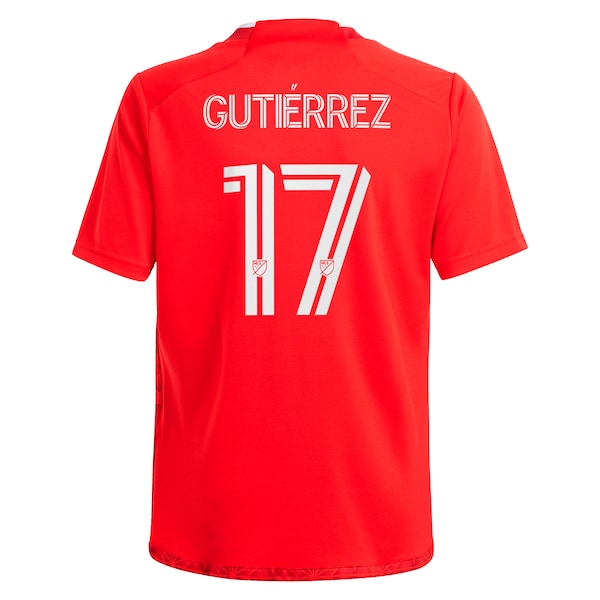 Brian Guti¨¦rrez Chicago Fire adidas Youth 2024 Return To Red Replica Player Jersey?¨C Red - Image 5