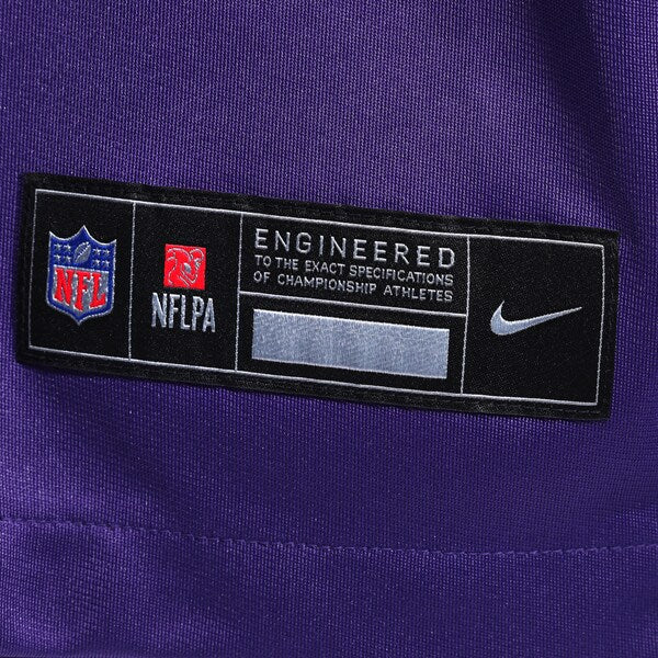 Brett Rypien Minnesota Vikings Nike Team Game Jersey - Purple - Image 3