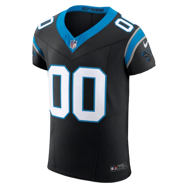Carolina Panthers Nike Vapor F.U.S.E. Elite Custom Jersey - Black - Image 2