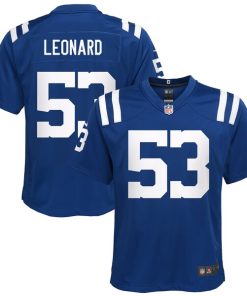 Shaquille Leonard Indianapolis Colts Nike Youth Game Jersey - Royal/Blue