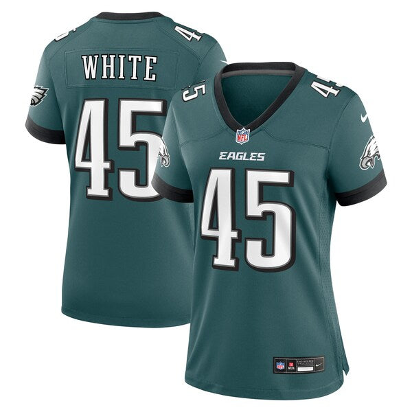 Devin White Philadelphia Eagles Nike Women's Game Jersey - Midnight Green