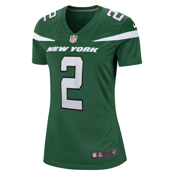Zach Wilson New York Jets Nike Women's Player Jersey - Green/Black/White - Image 7