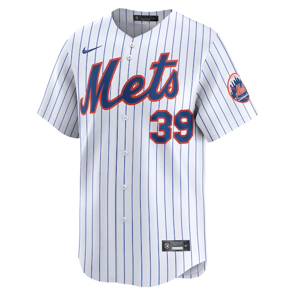 Edwin Diaz New York Mets Nike Home Limited Player Jersey - White - Image 2