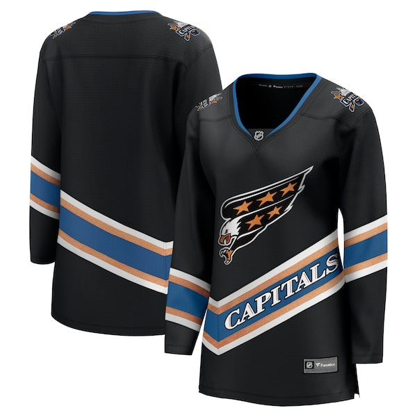 Washington Capitals Women's Alternate 50th Anniversary Breakaway Jersey - Black