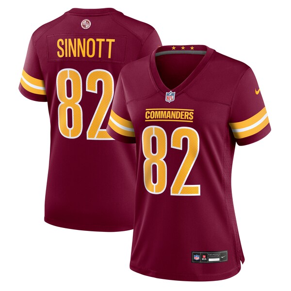 Ben Sinnott Washington Commanders Nike Women's Game Jersey - Burgundy