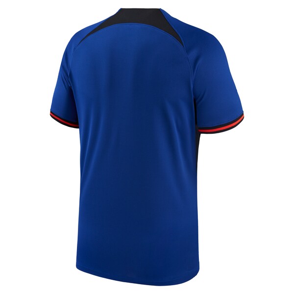 Netherlands National Team Nike Youth 2022/23 Away Breathe Stadium Replica Blank Jersey - Royal - Image 4