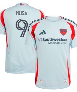Petar Musa FC Dallas adidas 2025 The Inferno Kit Authentic Player Jersey - Light Blue