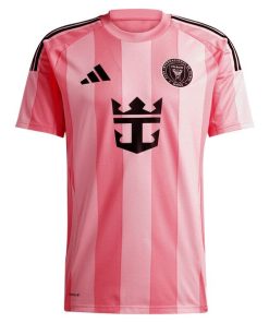 Alternative view of Sergio Busquets Inter Miami CF adidas 2025 Euforia Replica Player Jersey - Light Pink