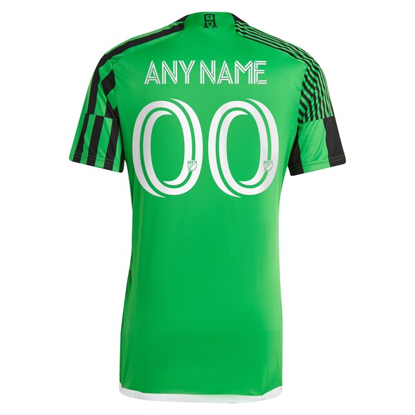 Austin FC adidas 2024 Las Voces Kit Replica Custom Jersey - Green - Image 3