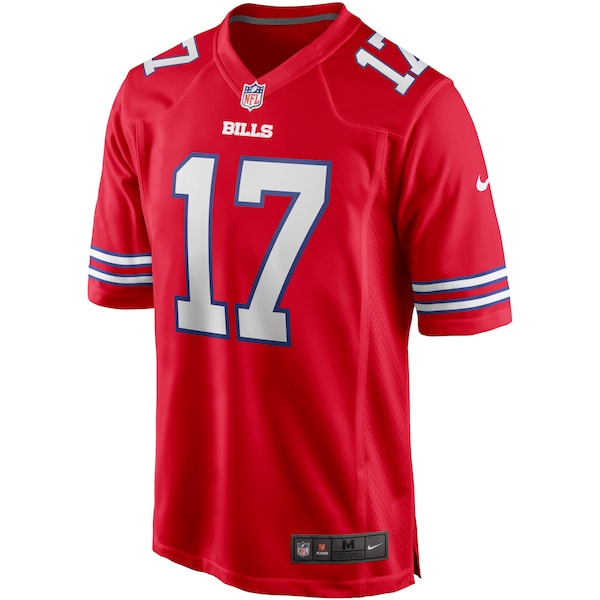 Josh Allen Buffalo Bills Nike Alternate Game Player Jersey - Red/Royal/White - Image 3
