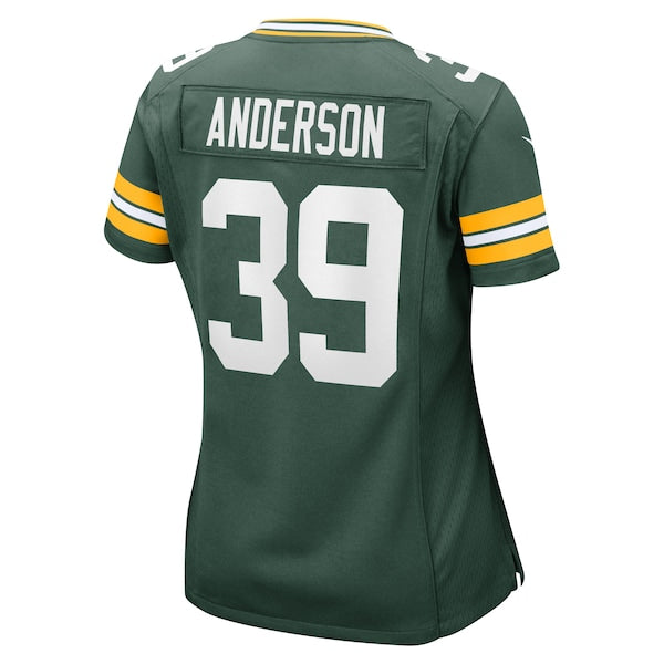 Zayne Anderson Green Bay Packers Nike Women's Team Game Jersey - Green - Image 3