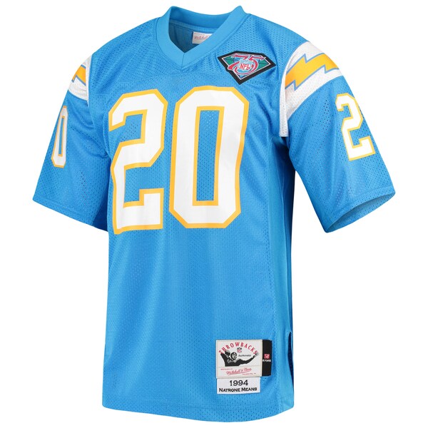 Natrone Means Los Angeles Chargers 1994 Authentic Throwback Retired Player Jersey - Powder Blue - Image 2