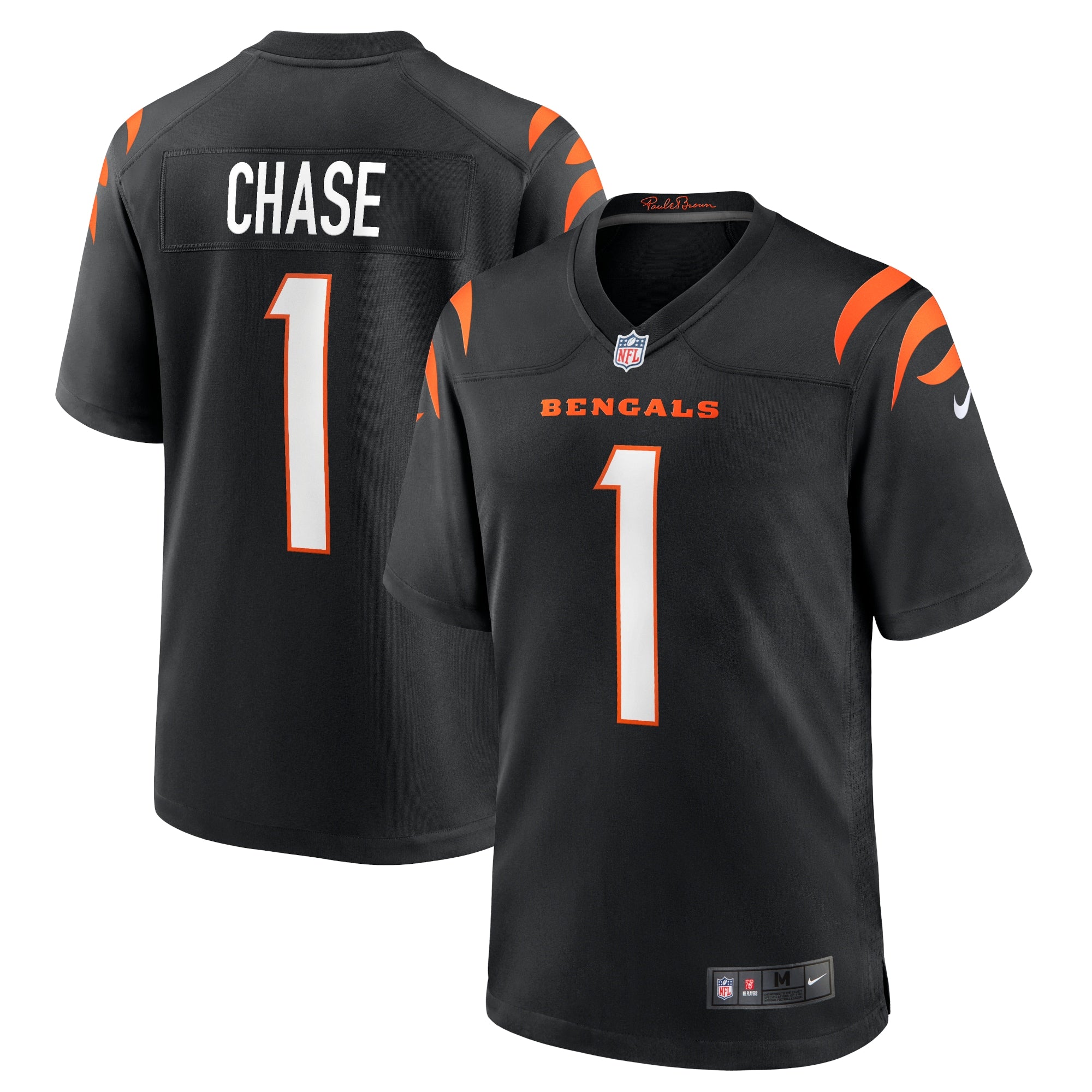 Ja'Marr Chase Cincinnati Bengals Nike Alternate Game Jersey - Orange/Black - Image 6