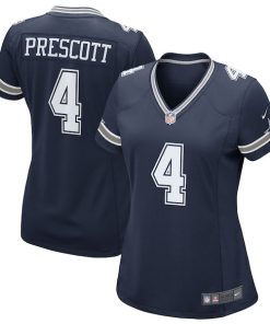 Dak Prescott Dallas Cowboys Nike Women's Game Team Jersey - Navy/White