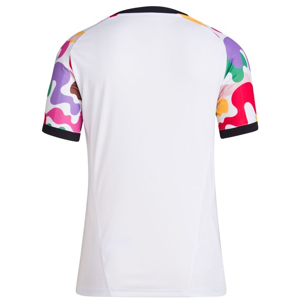 Sporting Kansas City adidas Women's 2024 Pride Pre-Match Top - White - Image 3