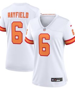 Alternative view of Baker Mayfield '76 Tampa Bay Buccaneers Nike Women's  Game Jersey - White/Red/Orange