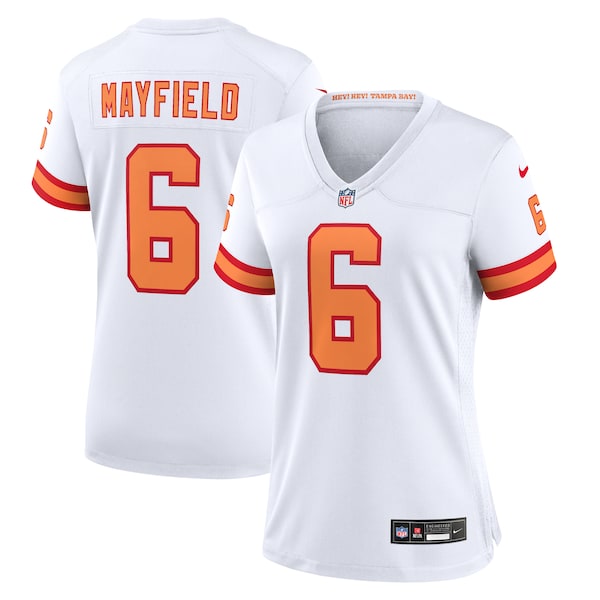 Baker Mayfield '76 Tampa Bay Buccaneers Nike Women's Game Jersey - White/Red/Orange - Image 2