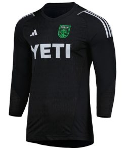 Alternative view of Austin FC adidas 2024 Goalkeeper Long Sleeve Replica Jersey - Black